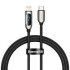Baseus CAJY010101 Minimalist Type C to IP Fast Charging Data & Charging Cable Black (20W)
